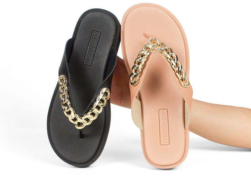Tendências de Sapatos Femininos Flip Flops Beira Rio