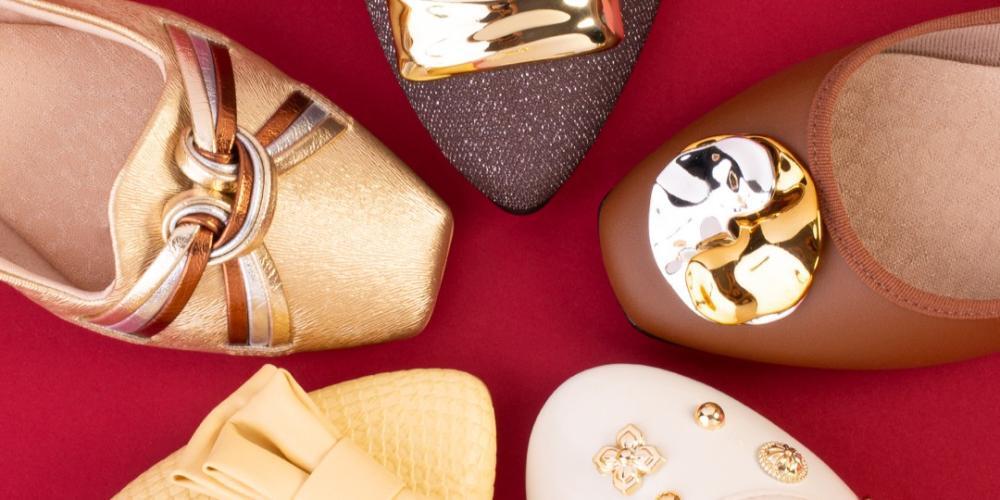 Quatro sapatilhas Moleca