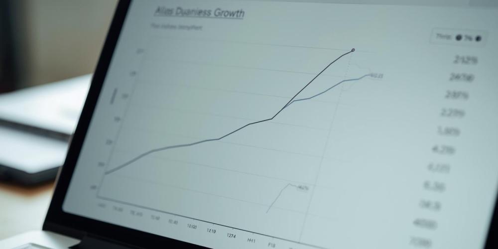 Gráfico de crescimento.