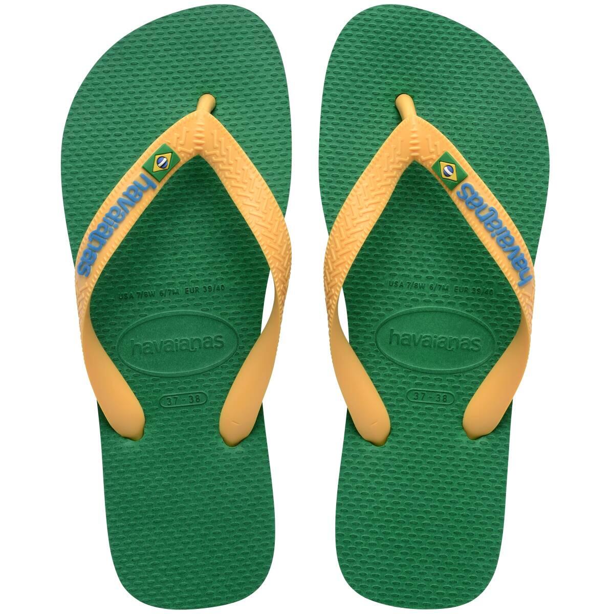 HAVAIANAS Brasil Logo 2079 Green/Yellow main image 1