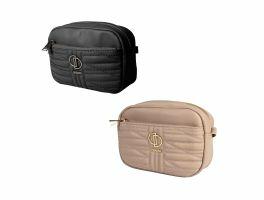 Bolsa Dakota Almeria Dk181 - Preto 0001/Capuccino 0002 
