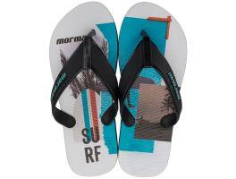 Chinelo Mormaii Tropical 10591 (37-44) - Preto Azul BK975