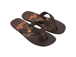 Chinelo Cartago Dakar 10738 (37-44) - Marrom Laranja Ao575 