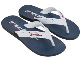 Chinelo Rider Street City 12107 (37-44) - Preto Branco Ar610