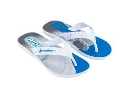 Chinelo Rider Street City 12107 (37-44) - Branco Azul BD567 