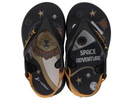 Chinelo Rider R1 III (19-25) - Preto Amarelo Bi681 