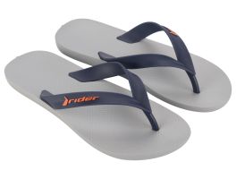 Chinelo Rider Feel 12303 (37-44) G06182 - Cinza/azul Au144 