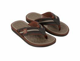 Chinelo Cartago Lyon III 12399 (37-44) Bf660 - Marrom Bege G02258 