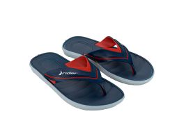 Chinelo Rider Free III 12455 (37-44) - Bh268 Azul Vermelho Branco