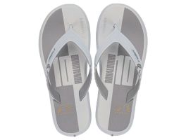 Chinelo Rider Prime 12559 (37-44) - Branco Cinza BT221 