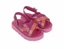 Sandália Zaxynina Rainbow Baby 19267 (19-27) - Rosa Laranja Bq625 