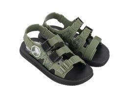 Sandália Marvel New Age 23008 (25-33) - Preto Verde Av655 
