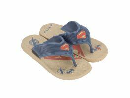 Chinelo Warner Flash Point 23014 (25-34) Bege Azul Vermelho AV528 