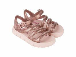 Sandália Barbie Model Glam 23021 (25-33) - Rosa Claro Glitter Aw811 