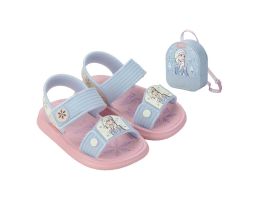Sandália Disney 23078 (22-25) - Rosa Azul Bg292
