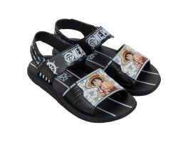 Sandália One Piece Explorer 23230 (25-34) - Bk304 Preto Branco  