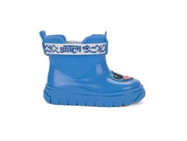 Galocha Stitch Disney Rain Colorful 23261 (19-28) - Azul Branco BM279 