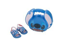 Sandália Stitch Hora Do Lanche 23326 (19-25) - Azul Rosa Bo927 