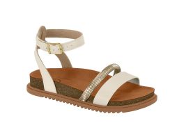 Sandália Molekinha 2357.102 (26-36) 27710 - Branco Off Dourado 35432