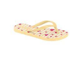 Chinelo Molekinha 2364.300 (26-36) - Amarelo Branco Pink 100552 