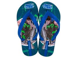 Chinelo Ipanema Polly E Max Steel 26048 (23-32) - Preto Azul Bf858  