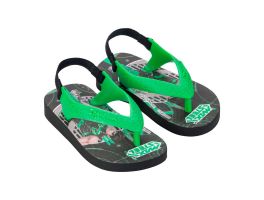 Chinelo Ipanema Polly E Max Steel 26349 (19-20) - Preto Verde Bf883 