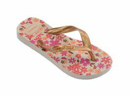 Havaianas Kids Flores (25-32) - Bege Dourado 1685 