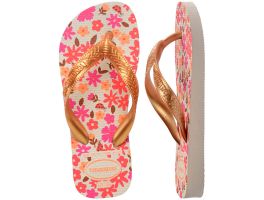 Havaianas Kids Flores (23-32) - Bege Dourado 1685 