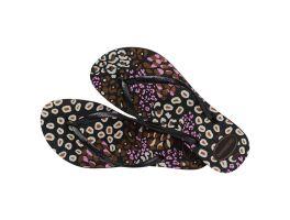 Havaianas Slim Animals 2500 Preto Pink Lemonade F0 33-40