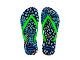 Havaianas Slim Animals (33-40) - Azul Verde 3024 