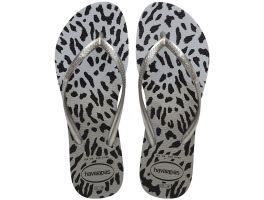 Havaianas Slim Animals (33-40) - Cinza Cinza 9320