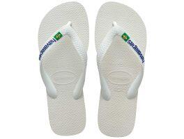 Havaianas Brasil Logo (33-40) - Branco 0001 