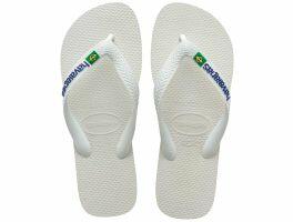Havaianas Brasil Logo (41/42) - Branco  0001 