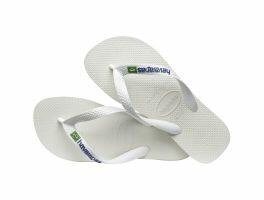 Havaianas Brasil Logo (43/44) - Branco 0001 