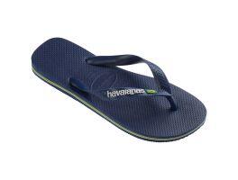 Havaianas Brasil Logo (39/40) - Marinho 0555