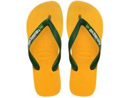 Havaianas Brasil Logo (33/34) - Amarelo Pop 1740