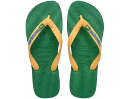 Havaianas Brasil Logo (33-40) - Verde Amarelo 2079 