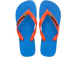 Havaianas Brasil Logo (33-38) - Azul Laranja 2609