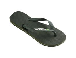 Havaianas Brasil Logo (37-42) - Verde Olive 5983