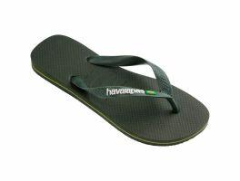 Havaianas Brasil Logo (41/42) - Verde Olive 5983