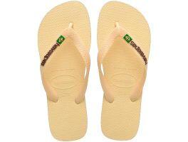 Havaianas Brasil Logo (35/36) - Buttercream 9256