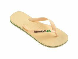 Havaianas Brasil Logo (39/40) - Buttercream 9256