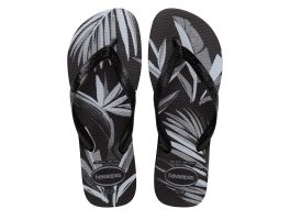 Havaianas Aloha (41/42) - Preto Preto Cinza 1103 