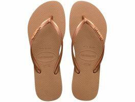 Havaianas Slim Logo Metallic (37/38) - Rose Gold 3581