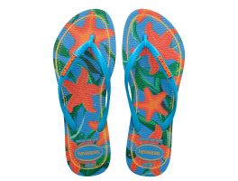 Havaianas Slim Tropical (33-42) - Turquesa 0212 