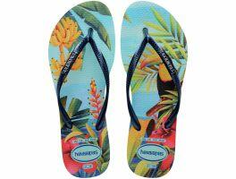 Havaianas Slim Tropical (33-40) - Azul 0546 