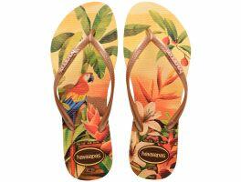 Havaianas Slim Tropical (39/40) - Amarelo Caja 5559