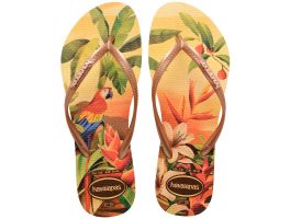 Havaianas Slim Tropical (41/42) - Amarelo Caja 5559