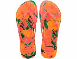 Havaianas Slim Tropical (33/34) - Coral Tropical 9260