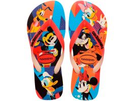 Havaianas Disney Stylish (35-44)  - Bege Palha Vermelho Rubi 8813 